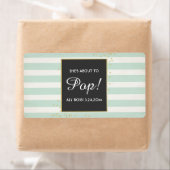 Baby shower Mini Champagne Label Boy Girl (Insitu)