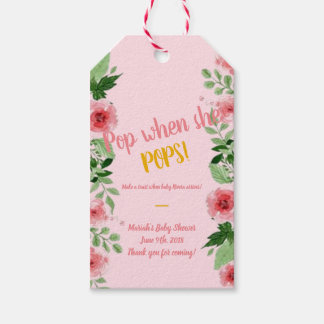 Baby shower mini champagne label cadeaulabel