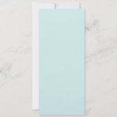 Baby shower Mint en Roze vogels Kaart (Achterkant)