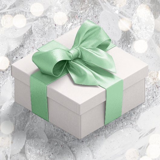 Baby shower Mint Green #99D0A1 Satijnen Lint