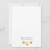 Baby shower mobiele uitnodiging (Achterkant)