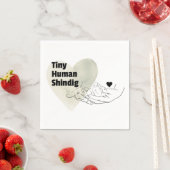 Baby shower Modern papieren servet (Insitu)