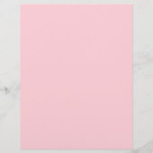 Baby shower Modern Script Blush Baby shower Flyer (Achterkant)