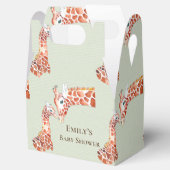 Baby shower moeder en kind Giraffe Bedankdoosjes (Geopend)