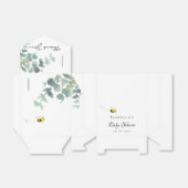 Baby shower moeder om schattige eucalyptus te word bedankdoosjes (Uitgevouwen)