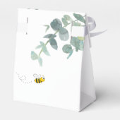 Baby shower moeder om schattige eucalyptus te word bedankdoosjes (Achterkant)