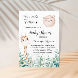 Baby shower-moerasgebied eucalyptusbos uitnodiging briefkaart