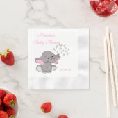 Baby Shower, Mooie Olifant Papieren Servet (Insitu)