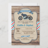  baby shower motorfiets. Bike Kaart (Voorkant)