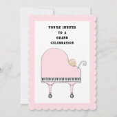 Baby shower Music Thema Kaart (Voorkant)