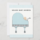 Baby shower Music Thema Kaart (Voorkant)