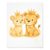 Baby Shower Muur Kunst Foto Afdruk (Voorkant)