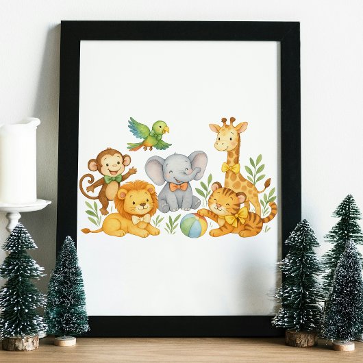 Baby Shower Muur Kunst Foto Afdruk