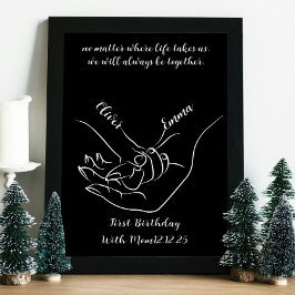 Baby Shower Muur Kunst Foto Afdruk