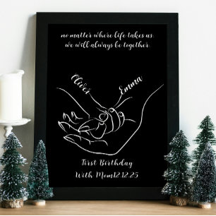 Baby Shower Muur Kunst Foto Afdruk