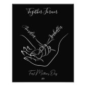 Baby Shower Muur Kunst Foto Afdruk (Voorkant)
