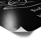 Baby Shower Muurkunst Foto Afdruk (Hoek)