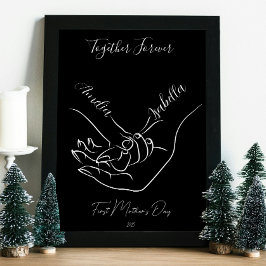 Baby Shower Muurkunst Foto Afdruk