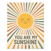 Baby Shower Muurkunst Foto Afdruk (Voorkant)