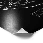 Baby Shower Muurkunst Foto Afdruk (Hoek)