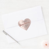 Baby shower Naam Balloons Roos Weddenschap Hart Sticker (Envelop)