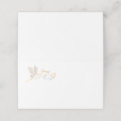 Baby shower naam winkel Plaats kaarten Plaatskaartje (Buitenkant ongevouwen)