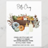 Baby shower najaar flesje Drink uit spel (Achterkant)