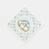Baby Shower Napkin Dinosaur Dino Mite Table Servet (Hoek)