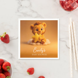 Baby Shower Napkins – Little Lion & Star Servet