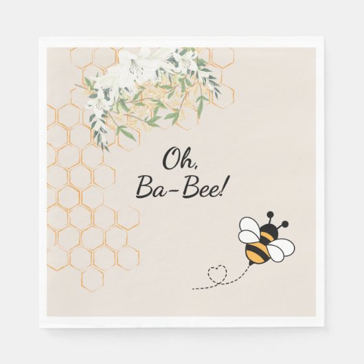 Baby Shower Napkins Servet (Voorkant)