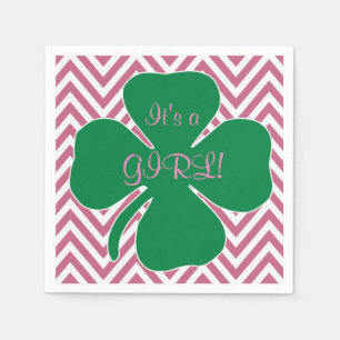 Baby shower Napkins van Irish Th-Girl Servetten