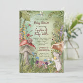 Baby shower Natuur Woodland Kaart (Staand voorkant)