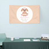 Baby shower neutraal, persoonlijke pop-upbewerking spandoek (Beurs)