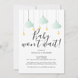 Baby Shower, Neutrale Annuleringkaart voor een Spr Kaart