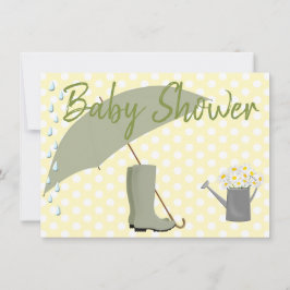 baby shower Neutrale geslachtsgebonden braken en R Kaart