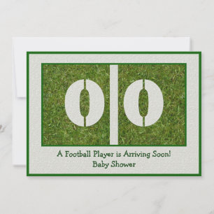 Baby shower Newborn Football Player Kaart