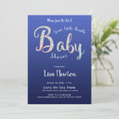 Baby shower, nieuwe baby, kaart (Staand voorkant)