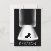 Baby shower Nieuwe Baby Moderne Vip Uitnodiging (Voorkant)