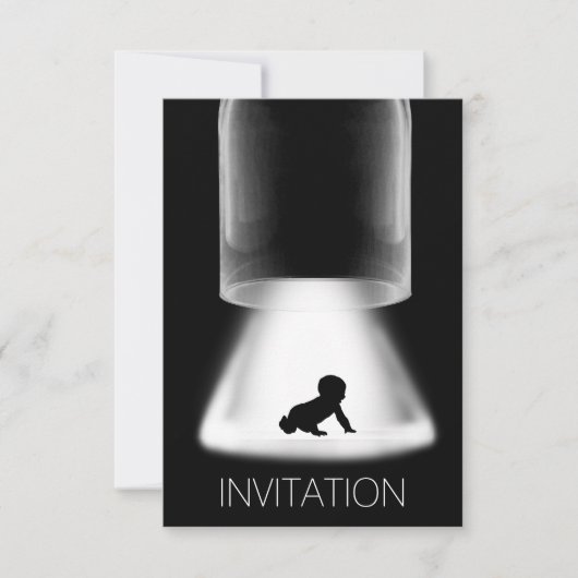 Baby shower Nieuwe Baby Moderne Vip Uitnodiging (Voorkant)