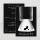 Baby shower Nieuwe Baby Moderne Vip Uitnodiging (Voorkant / Achterkant)