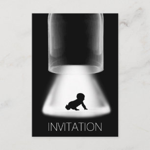 Baby shower Nieuwe Baby Moderne Vip Uitnodiging