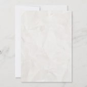 Baby shower nieuws papier foto kaart (Achterkant)