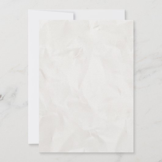 Baby shower nieuws papier foto kaart (Achterkant)