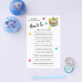 Baby shower Noah's Ark Hoe goed je de kaart kent (Enkel)