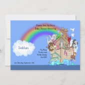 Baby shower Noahs Ark Kaart (Voorkant)