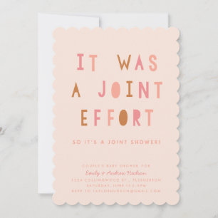 Baby shower Nobelprijs gezamenlijke inspanning par Kaart