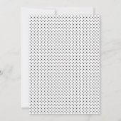 baby shower nodigt Paarse bloem Lila uit Kaart (Achterkant)