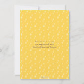 BABY SHOWER NODIGT :: regendruppels 10P Kaart (Achterkant)