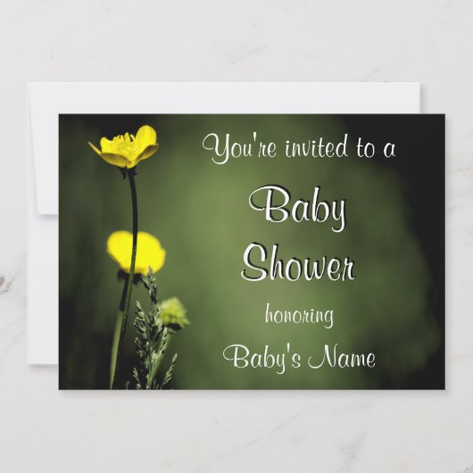Baby shower nodigt Sjabloon uit Kaart (Voorkant)