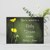 Baby shower nodigt Sjabloon uit Kaart (Staand voorkant)